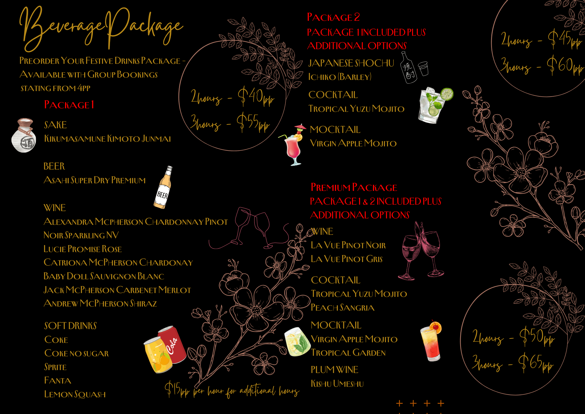 Festive Drinks Package